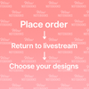 LIVE CLAIM – $1 Per Unit (TikTok Live Only)